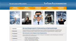 Desktop Screenshot of politikmarketing.de