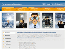 Tablet Screenshot of politikmarketing.de